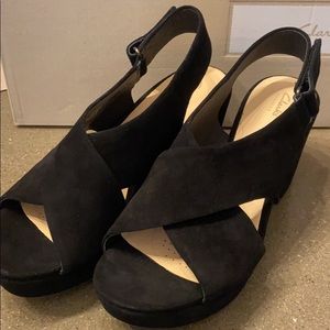 Clark’s wedge shoes